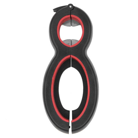 2pcs 6 en 1 ouvre-boîte multifonctionnel - X10 Maroc - Livraison gratuite - Rouge