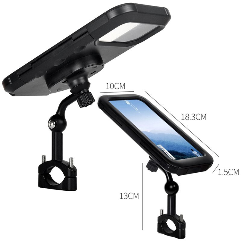 Support de téléphone portable, vélo, moto, support de téléphone portable étanche universel - X10 Maroc - Livraison gratuite -