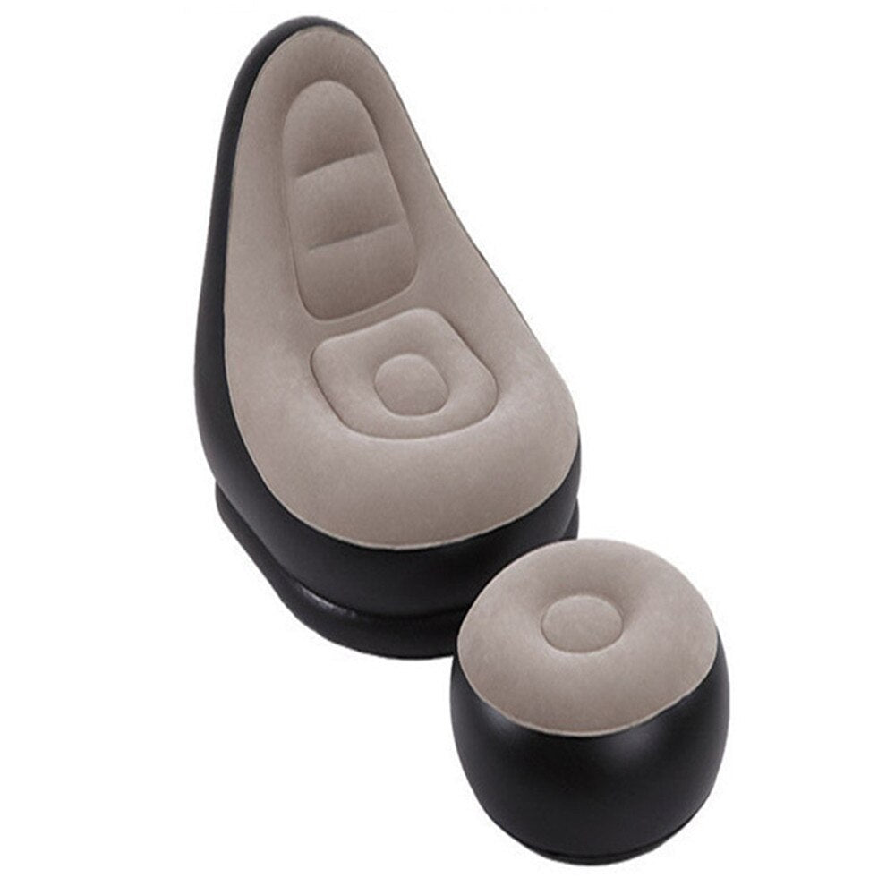 Canapé gonflable et repose-pieds - pliable - X10 Maroc - Livraison gratuite - Default Title