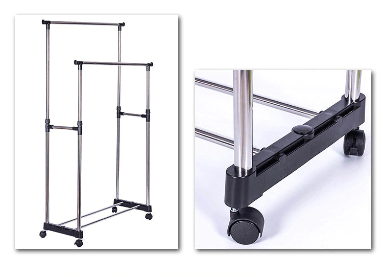 Support de cintre double pôle - X10 Maroc - Livraison gratuite -
