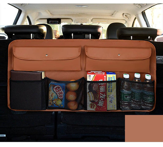 Organisateur de coffre de voiture avec 8 sacs de rangement suspendus pour sièges arrière de voiture - X10 Maroc - Livraison gratuite -