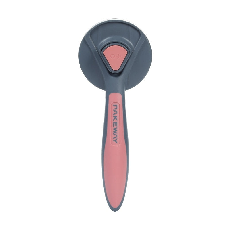 Brosse autonettoyante pour chats et chiens - X10 Maroc - Livraison gratuite - Rose