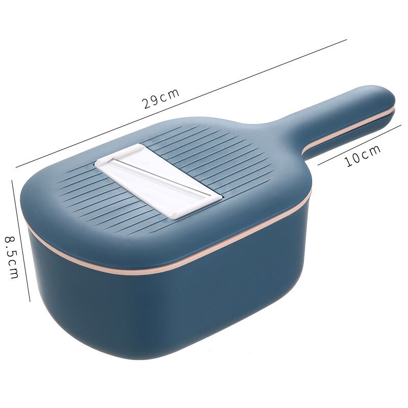 Cuisine Râpe multifonction Machine de découpage des ménages - X10 Maroc - Livraison gratuite - Bleu foncé