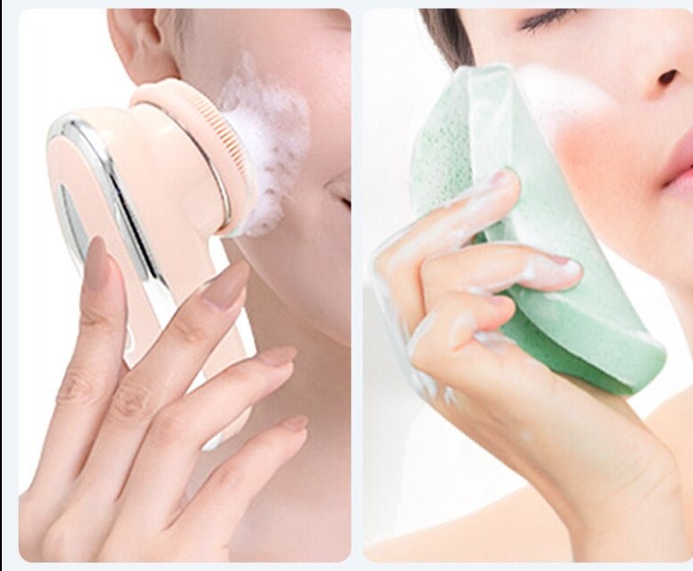 Brosses de nettoyage du visage à ultrasons Soins de la peau Élimination des points noirs Appareils de beauté multifonctionnels - X10 Maroc - Livraison gratuite -