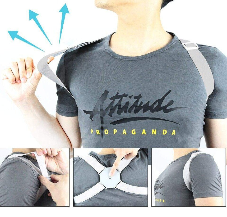 Correcteur de posture arrière réglable intelligent - X10 Maroc - Livraison gratuite -