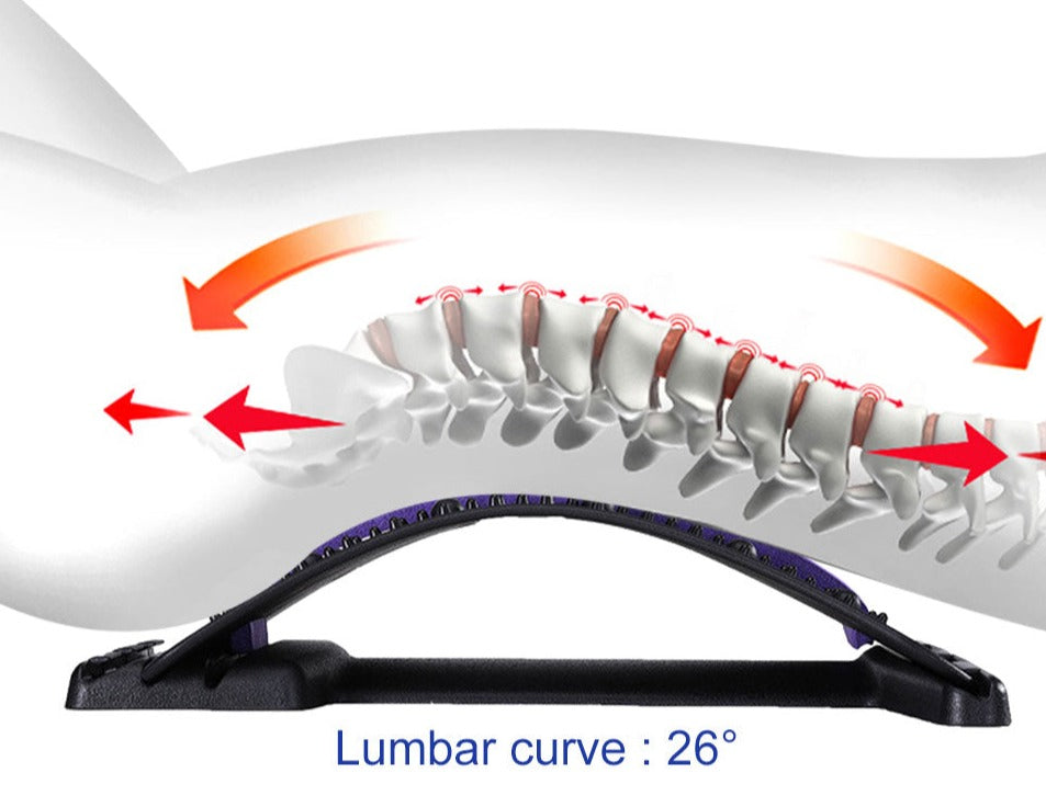 Masseur de posture pour étirer le dos et soulager la douleur - X10 Maroc - Livraison gratuite -