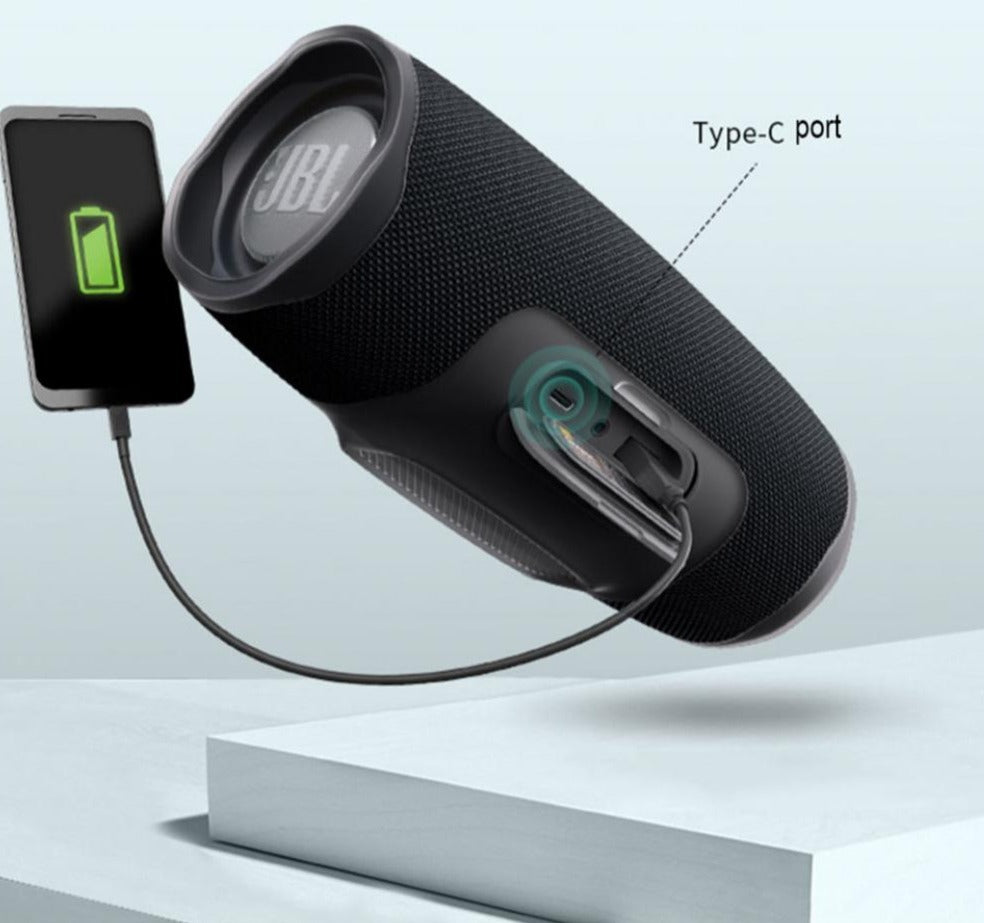 JBL Charge 4 - Portable Speaker Black - X10 Maroc - Livraison gratuite -