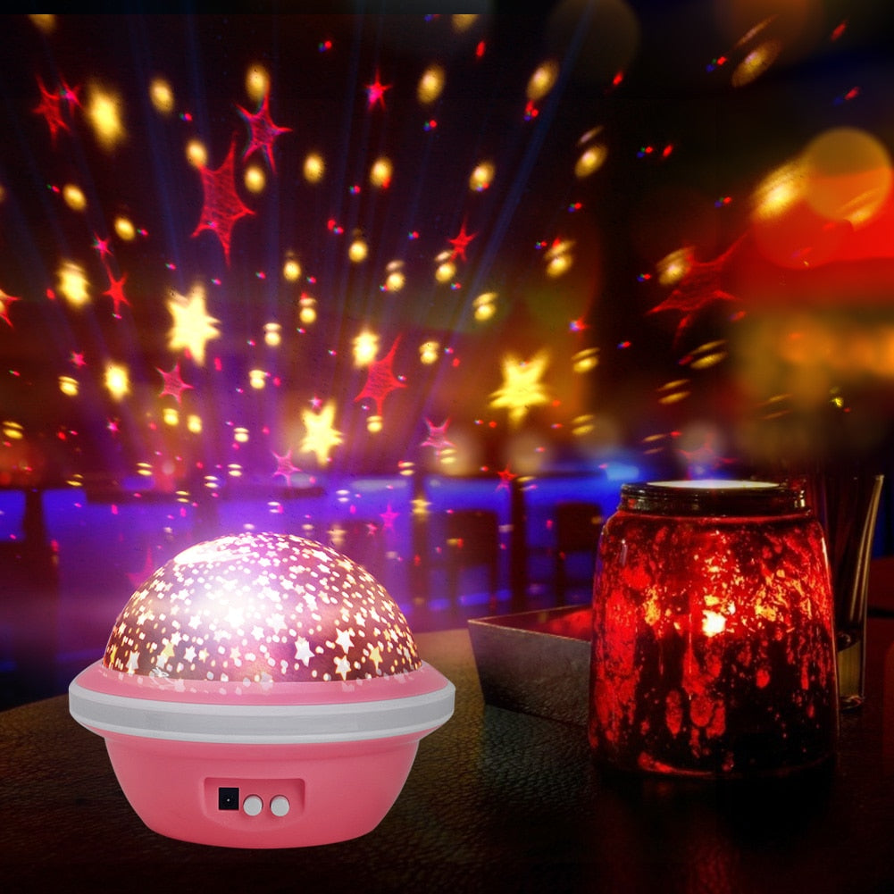 Projecteur lumière univers ciel étoilé veilleuses USB chambre étoile - X10 Maroc - Livraison gratuite -