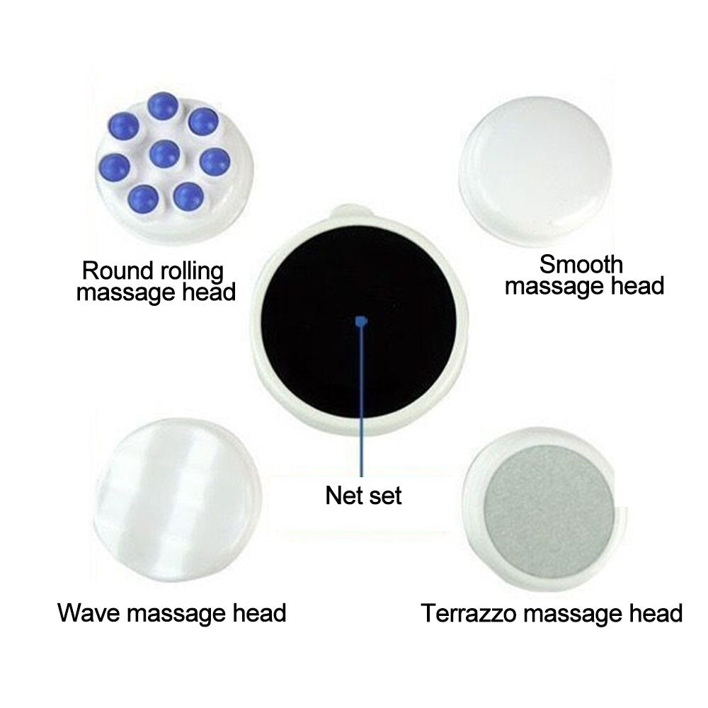 Electric masseur avec différentes têtes de massage, anti-cellulite, massage pour toutes les zones du corps - X10 Maroc - Livraison gratuite -