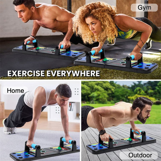 Muscle Exercise Support Adjustable 9 with 1 Push Up Board - X10 Maroc - Livraison gratuite -