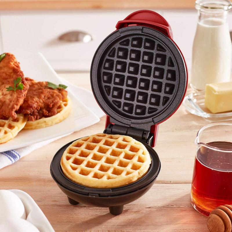 Nouveau gaufrier électrique Machine à gâteau petit déjeuner Portable maison gaufriers - X10 Maroc - Livraison gratuite -