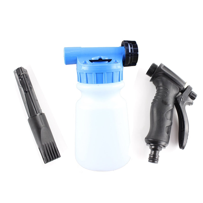 Pistolet à eau haute pression avec bol en mousse de nettoyage de voiture de 1 litre - X10 Maroc - Livraison gratuite -