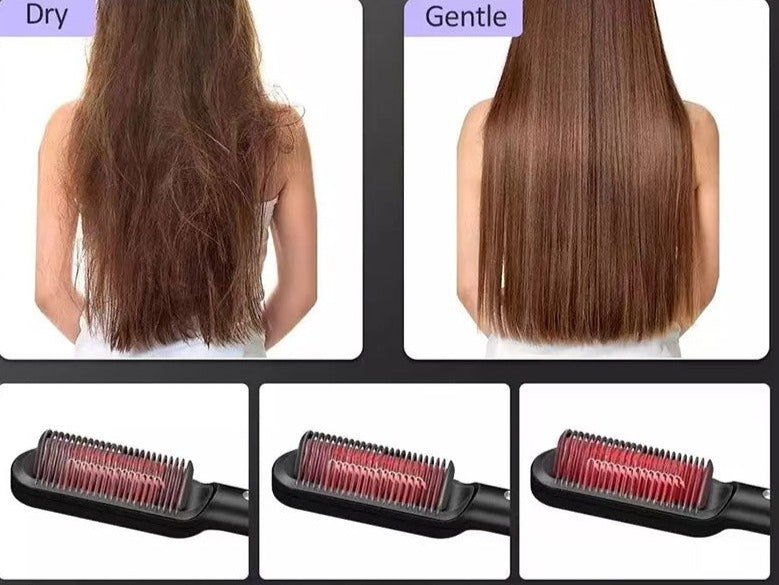 Brosse Chauffante Céramique Électrique - X10 Maroc - Livraison gratuite -