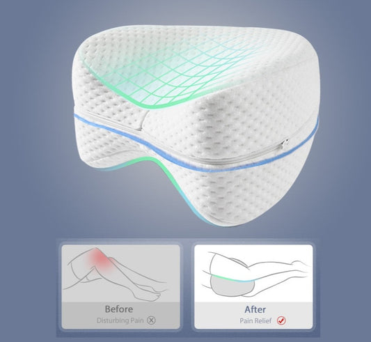 Oreiller de couchage orthopédique Oreiller de soulagement de la douleur de la sciatique de la hanche - X10 Maroc - Livraison gratuite -