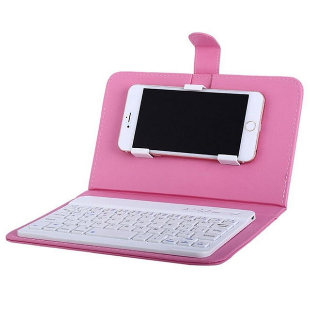 Étui de protection avec clavier sans fil - X10 Maroc - Livraison gratuite - Rose