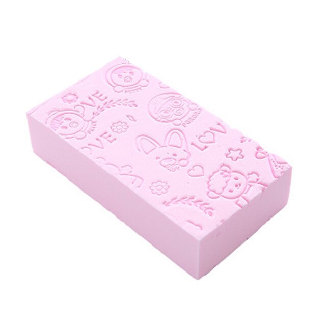 ÉPONGE DE BAIN EXFOLIANTE SUPER DOUCE - X10 Maroc - Livraison gratuite - Rose