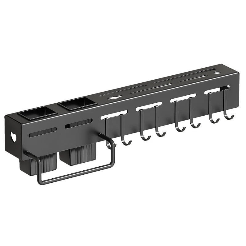 Étagère murale en aluminium avec crochets multifonctions - X10 Maroc - Livraison gratuite -