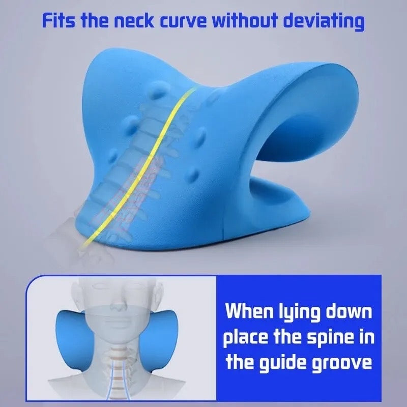 Oreiller de massage de la colonne cervicale en forme
