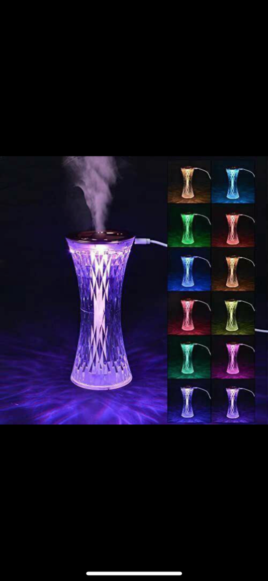 Humidificateur de bureau avec escales colorées