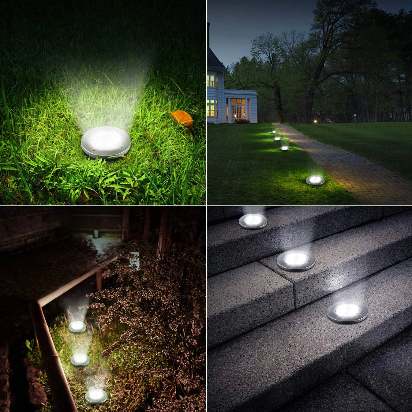 Pack4 Spot Solaire X10 pour Jardin - Éclairage Innovant