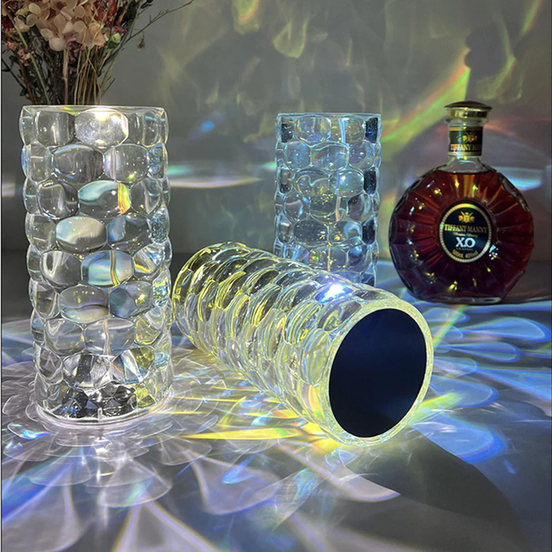 Lampe de table en cristal en forme de larme - X10 Maroc - Livraison gratuite -