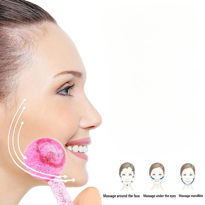 Rouleau de massage Facial en cristal ( 2 pièces) - X10 Maroc - Livraison gratuite -