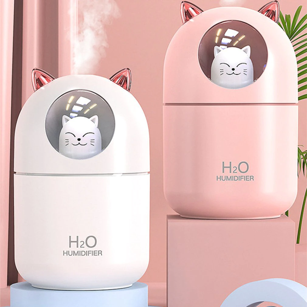 X10-Humidificateur d'air chat lumineux - X10 Maroc - Livraison gratuite -