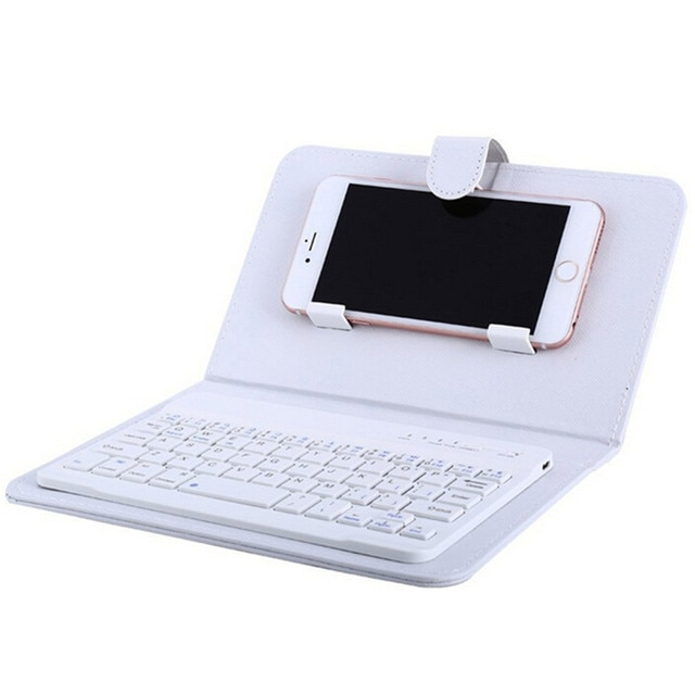 Étui de protection avec clavier sans fil - X10 Maroc - Livraison gratuite - Blanc