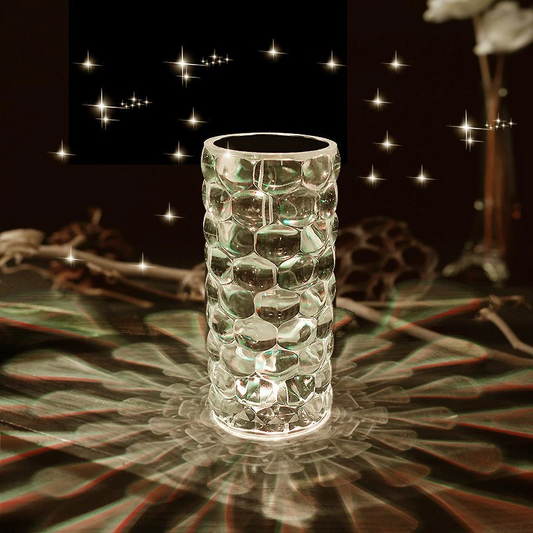 Lampe de table en cristal en forme de larme - X10 Maroc - Livraison gratuite -