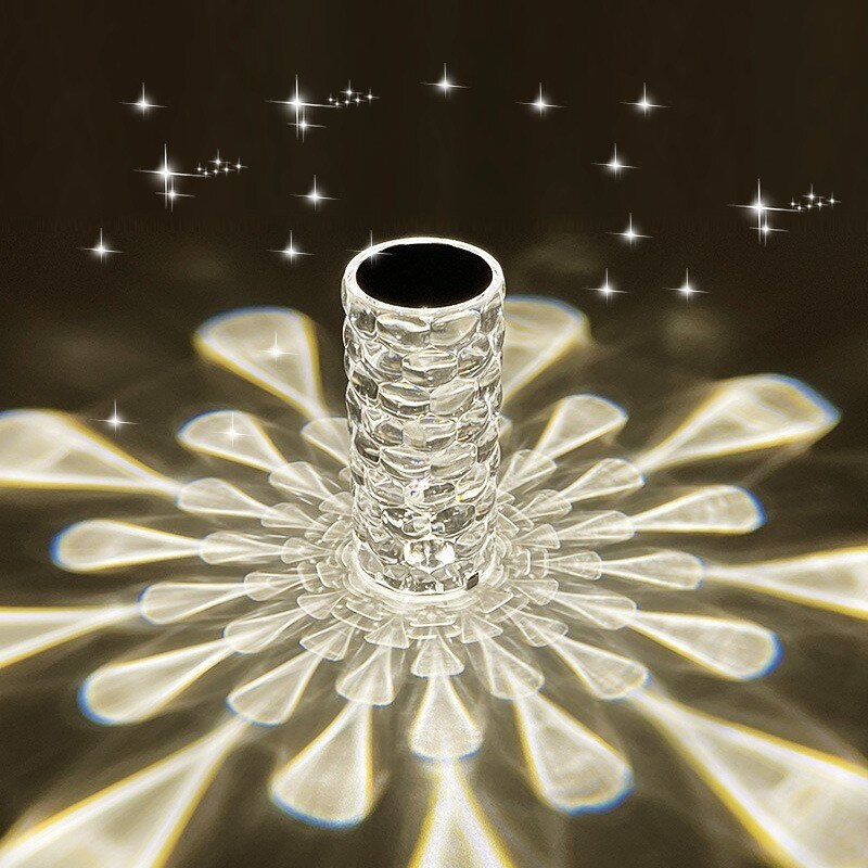 Lampe de table en cristal en forme de larme - X10 Maroc - Livraison gratuite -
