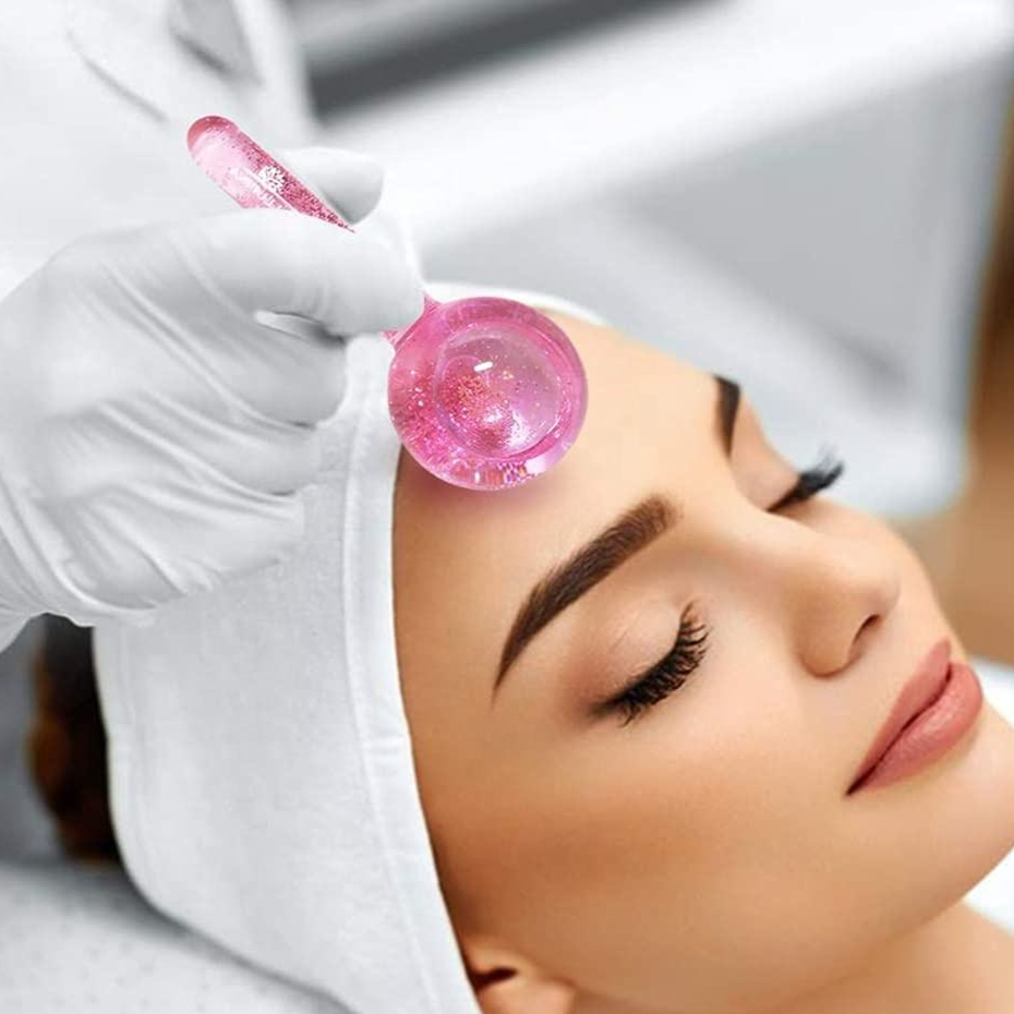 Rouleau de massage Facial en cristal ( 2 pièces) - X10 Maroc - Livraison gratuite -