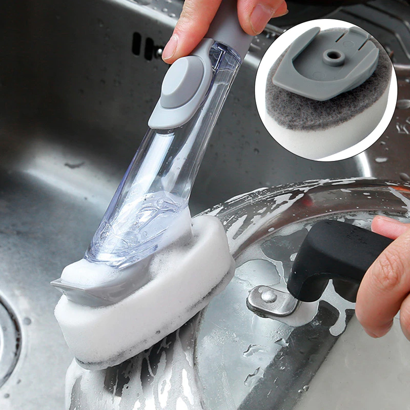 Brosse de nettoyage avec distributeur de savon - X10 Maroc - Livraison gratuite -