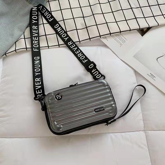 X10-Sac à main luxueux en métal - X10 Maroc - Livraison gratuite - Grise