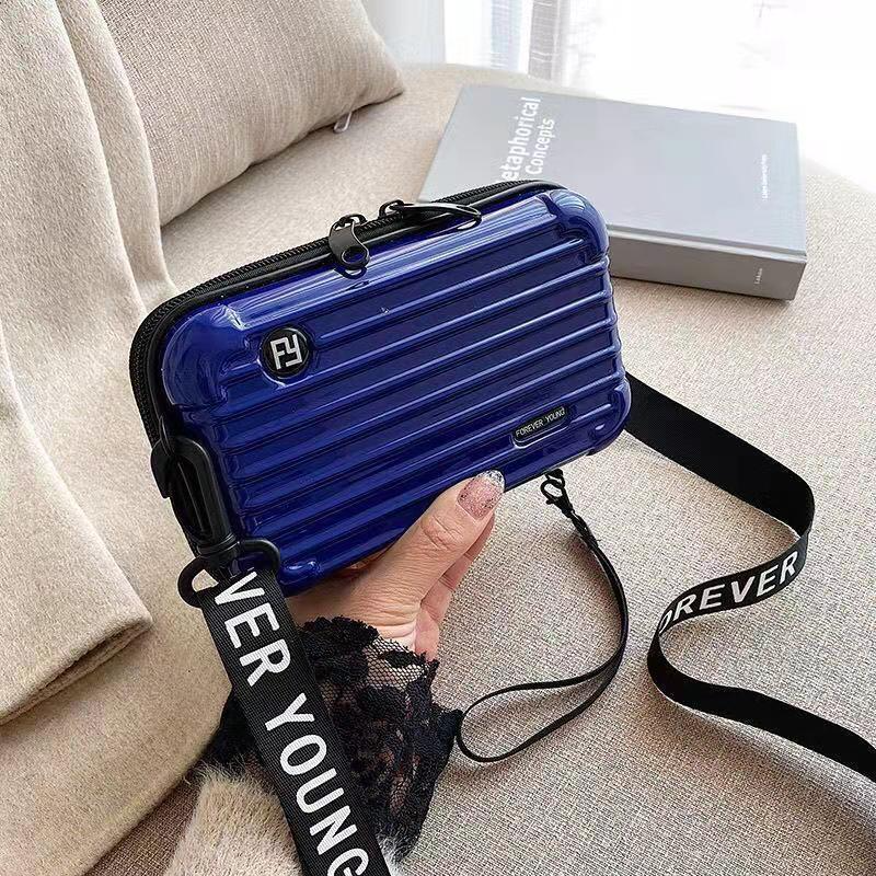 X10-Sac à main luxueux en métal - X10 Maroc - Livraison gratuite - Bleu