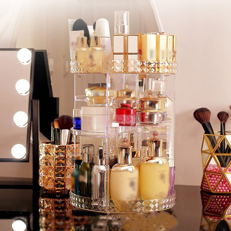 Organisateur de Maquillage, Rotatif 360° - X10 Maroc - Livraison gratuite -