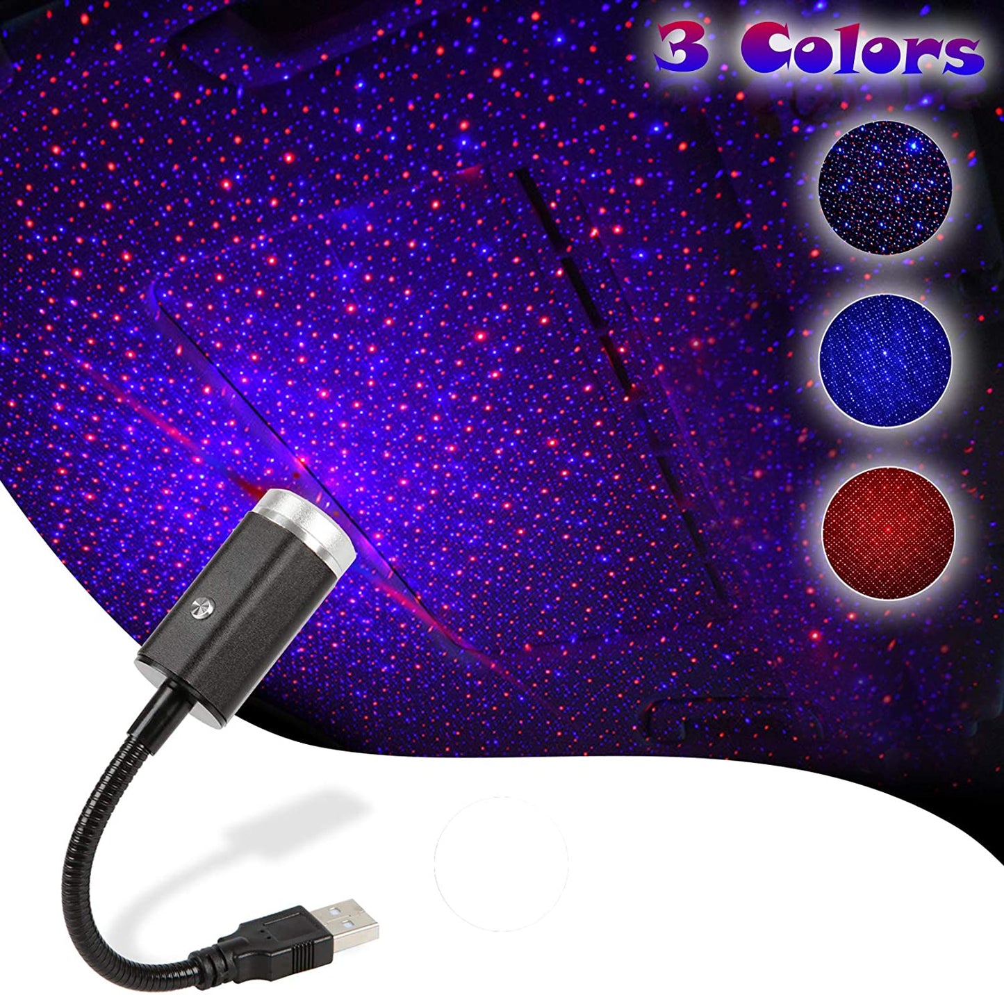 AutoBright- USB Car Light - X10 Maroc - Livraison gratuite -
