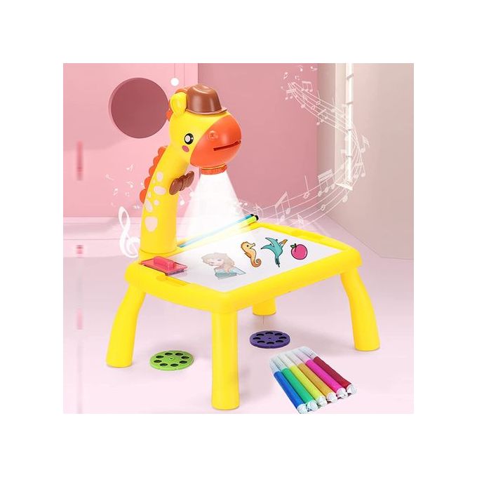 Mini tableau d'affichage à LED enseignant le dessin aux enfants - X10 Maroc - Livraison gratuite - Jaune