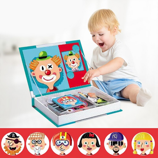 X10-Jouet de Puzzle magnétique en bois - X10 Maroc - Livraison gratuite -