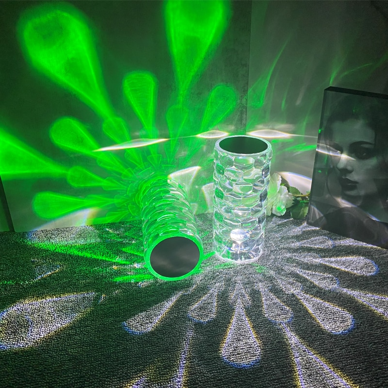Lampe de table en cristal en forme de larme - X10 Maroc - Livraison gratuite -
