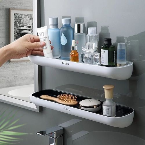 Étagère murale de salle de bain, pas de perçage, facile à installer - X10 Maroc - Livraison gratuite -