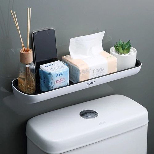 Étagère murale de salle de bain, pas de perçage, facile à installer - X10 Maroc - Livraison gratuite -