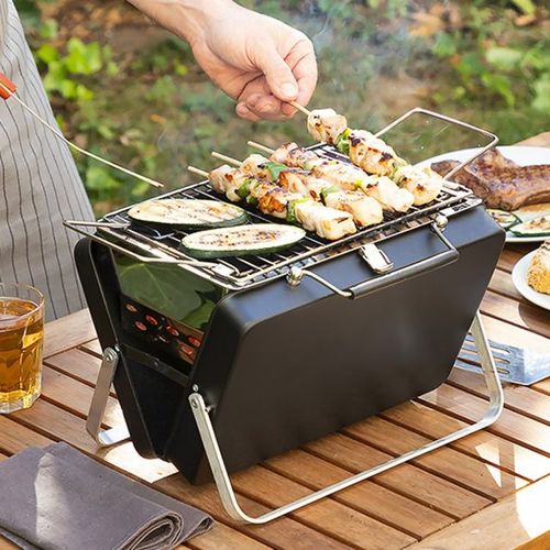 Gril portable sous forme de valise