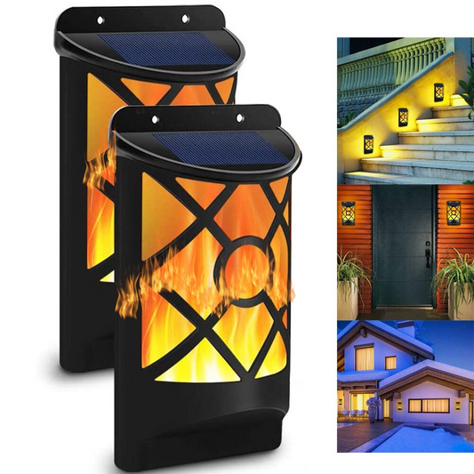 Lampe flamme LED à énergie solaire - X10 Maroc - Livraison gratuite -
