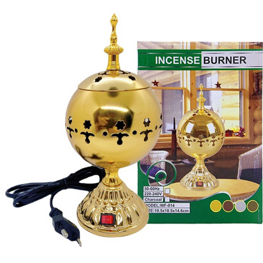 X10-Encensoir électrique Antique - X10 Maroc - Livraison gratuite - Dorée