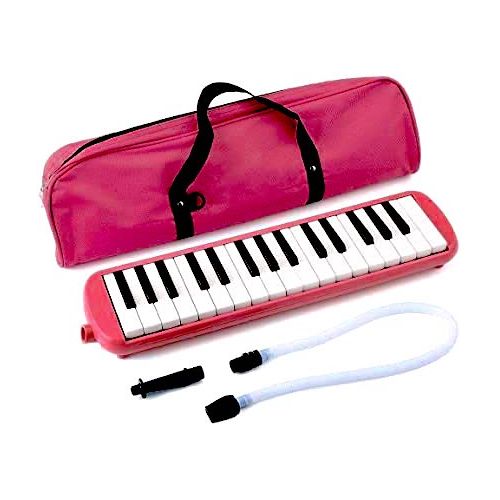 Mélodica 32 touches mélodica clavier flûte tube piano avec étui - X10 Maroc - Livraison gratuite - Rose