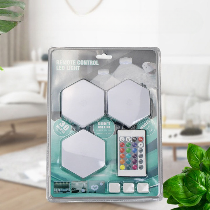 X10-Lumière Hexagonale Créative - X10 Maroc - Livraison gratuite -