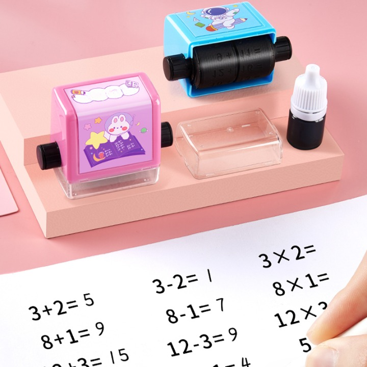 X10-Rouleau de Tampons Mathématiques