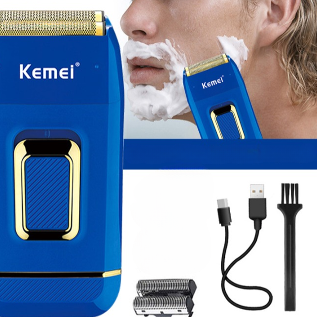 Kemei-Tondeuse de barbe électrique