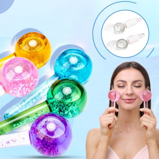 Rouleau de massage Facial en cristal ( 2 pièces) - X10 Maroc - Livraison gratuite -