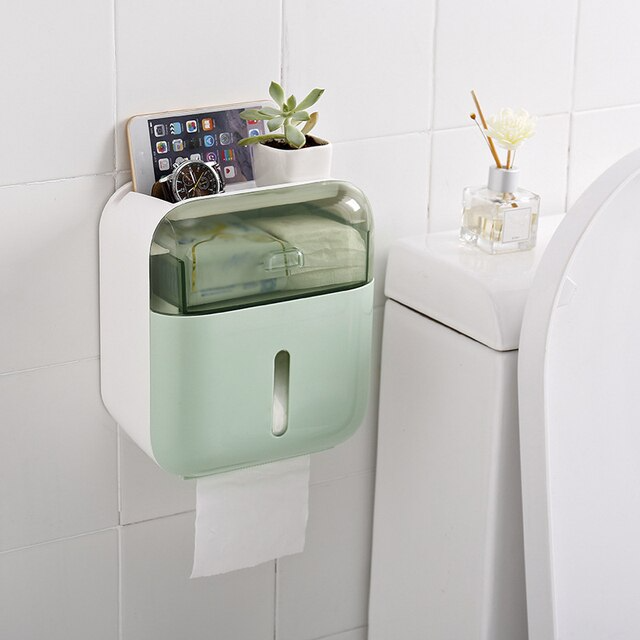 X10-Boîte à papier toilette murale - X10 Maroc - Livraison gratuite - Vert